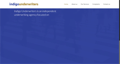 Desktop Screenshot of indigounderwriters.com